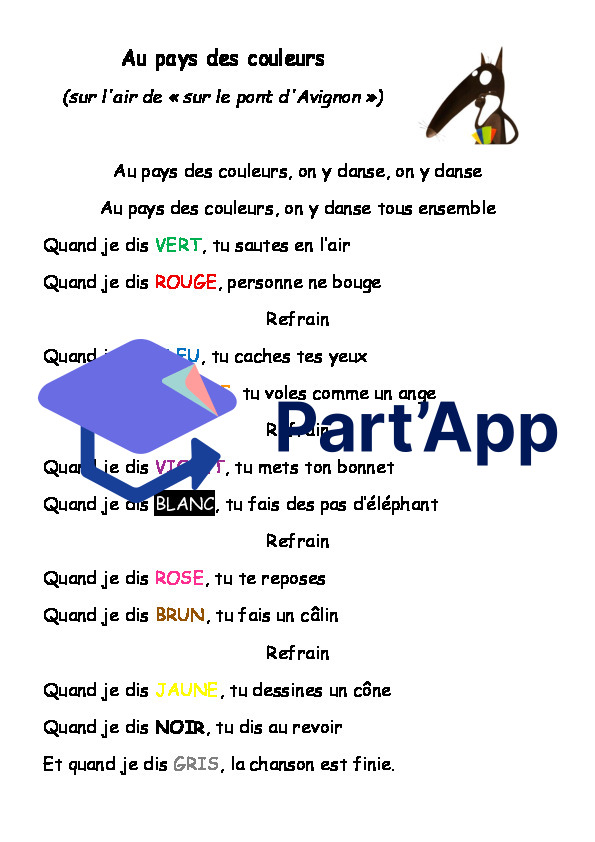 Chant Le Loup qui voulait changer de couleur_2