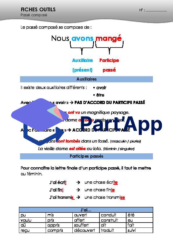 Français 7H-8H - Le passé composé (théorie)_2