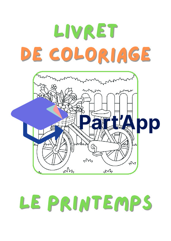 Livret de coloriage "Le printemps"_2