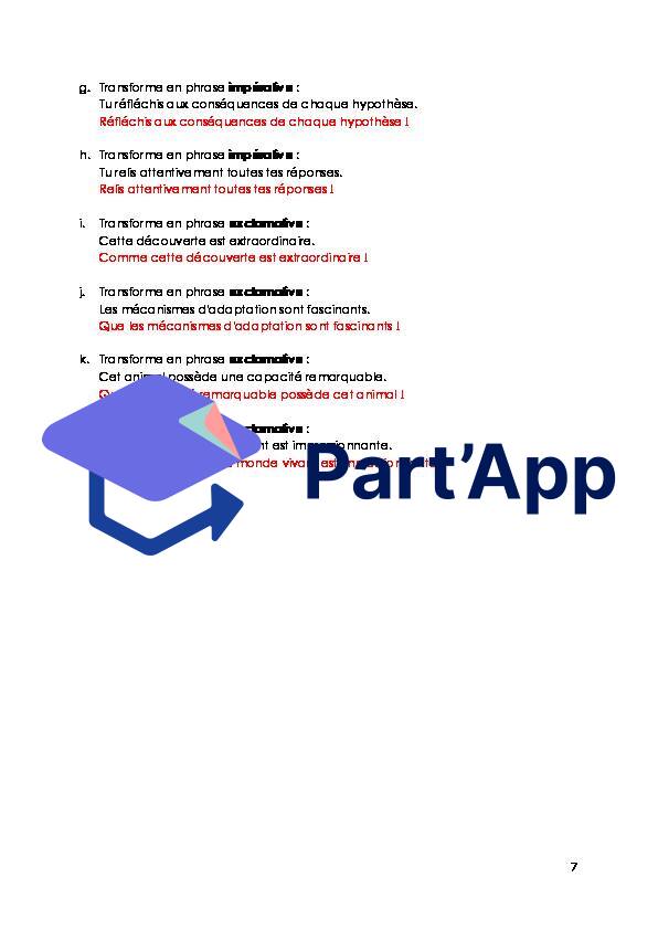 FRA - Module 1 - Grammaire - Les quatres types de phrases_8