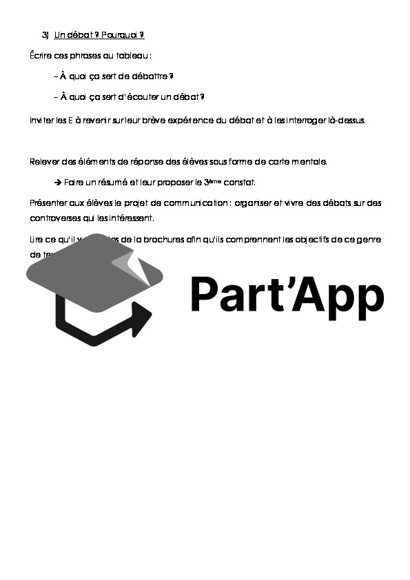 Parcours – Le débat régulé – Série verte_6