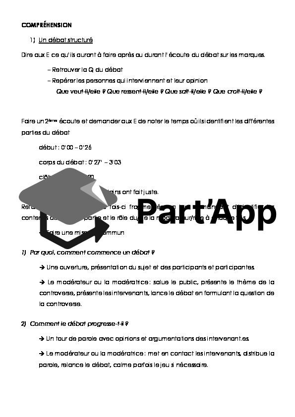 Parcours – Le débat régulé – Série verte_7