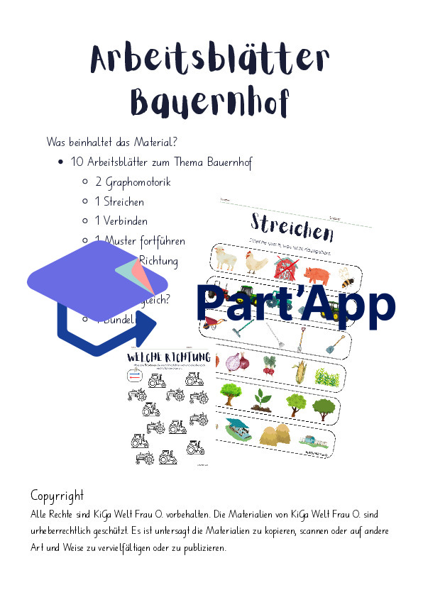 Arbeitsblätter Thema Bauernhof_29