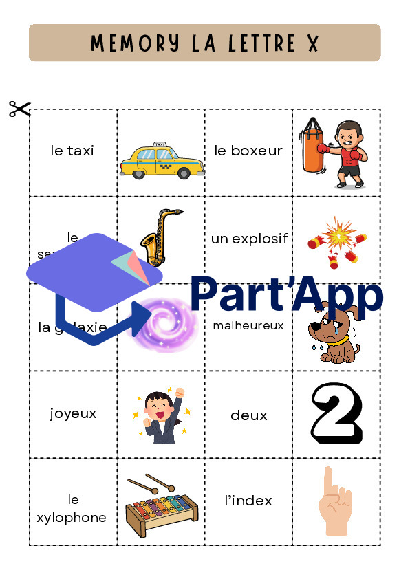 jeux su la lettre x_2