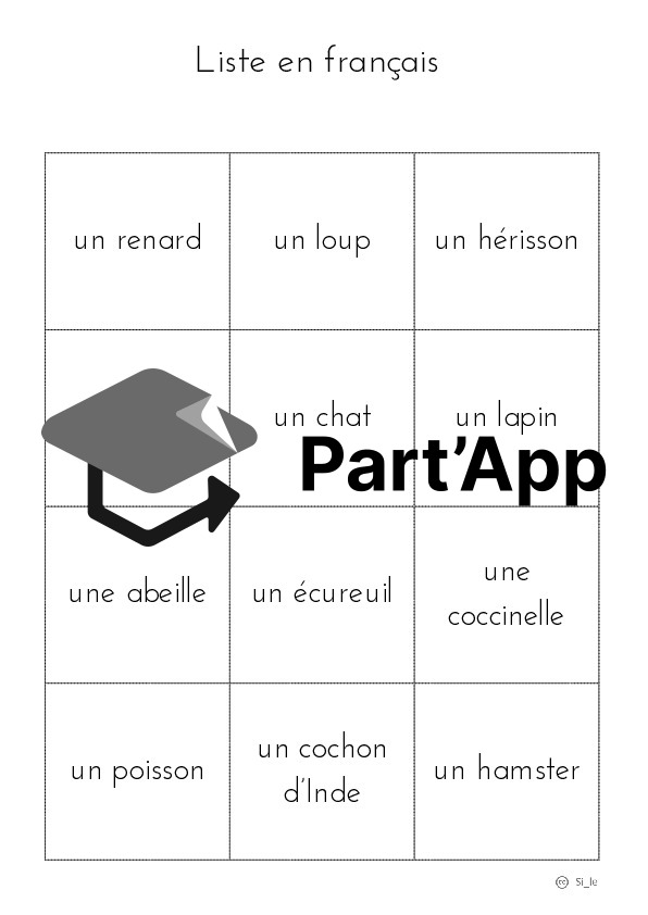 Trouve le couple thème animaux_10