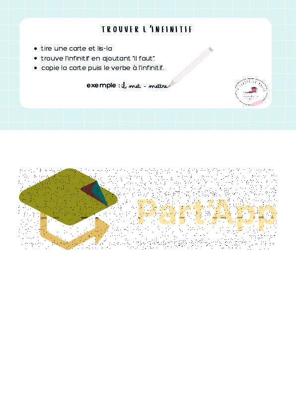 Français 5P - Atelier - Infinitif_28