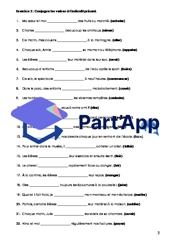 Français - 8e - Module 1 - Dossier indicatif présent (conjugaison)_3