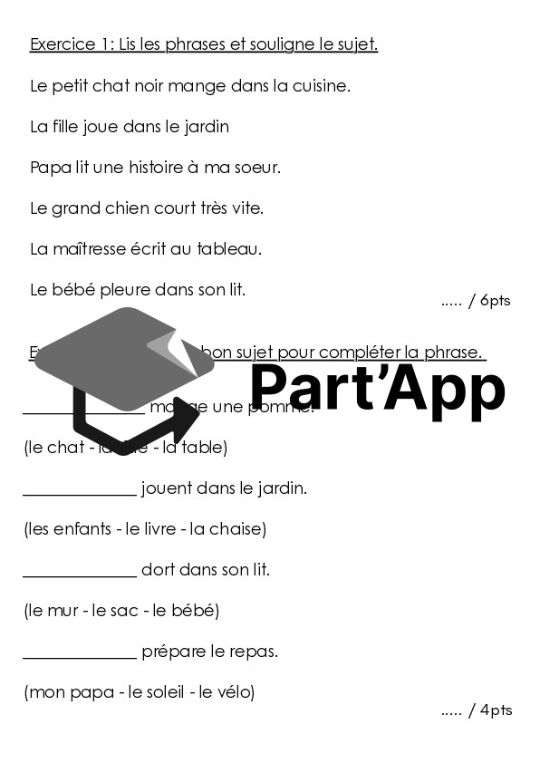 T.S sujet / verbe_3