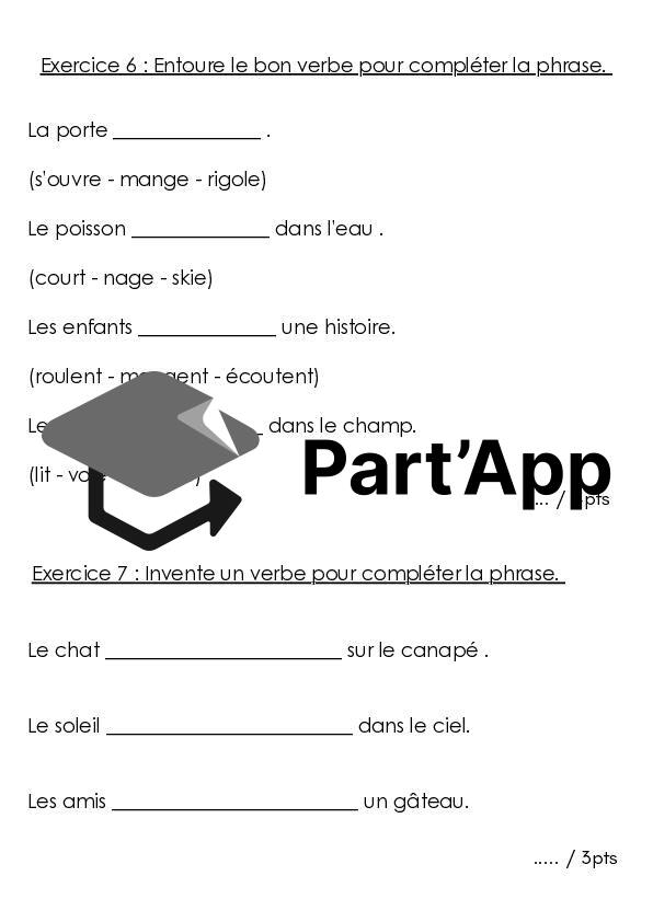 T.S sujet / verbe_5