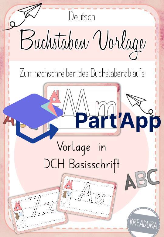 Buchstaben Vorlage zum Nachspuren in DCH Basisschrift_2
