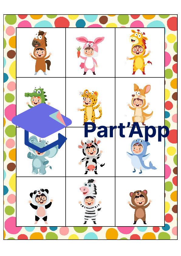 Le bingo des costumes des animaux_62