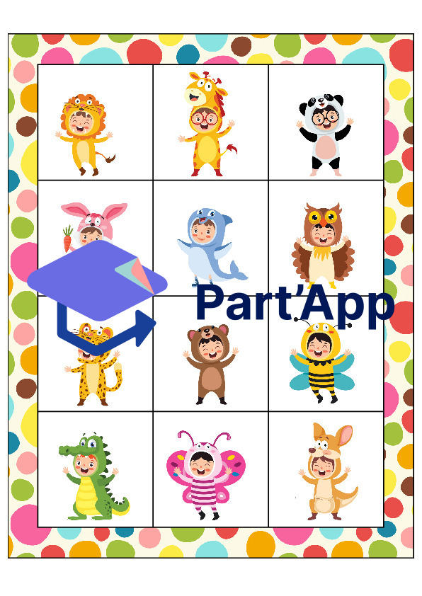 Le bingo des costumes des animaux_65