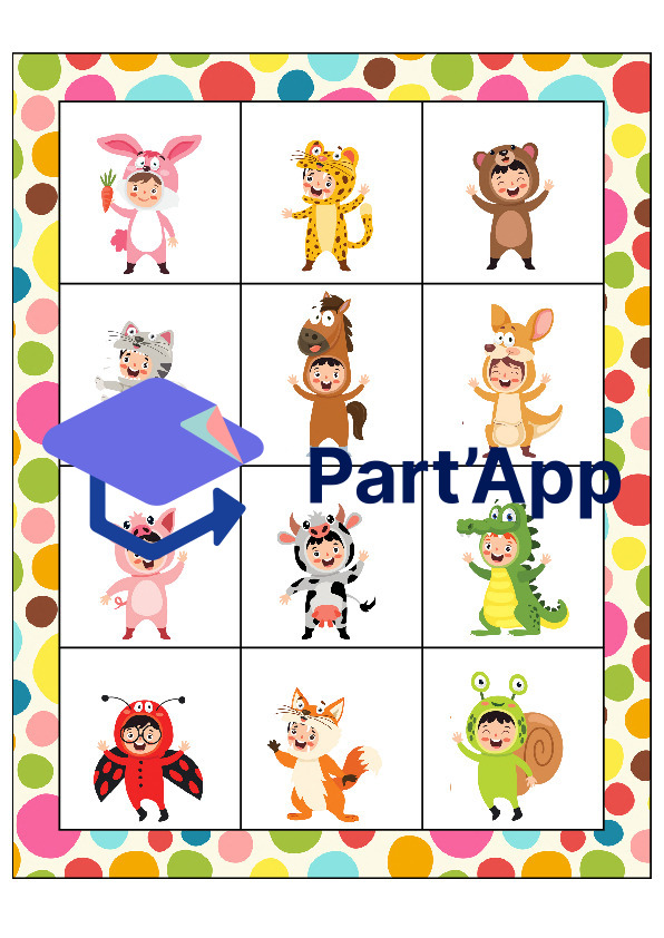 Le bingo des costumes des animaux_68