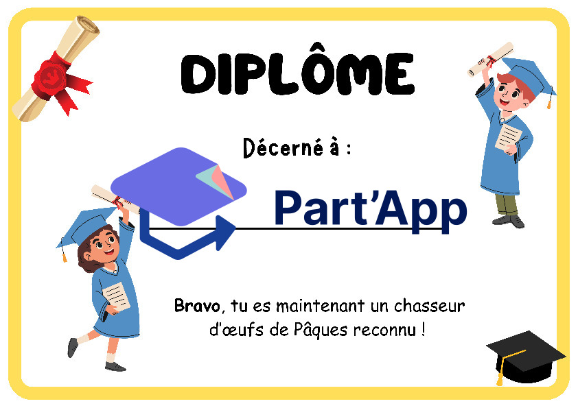 Diplôme chasse aux œufs de Pâques_2