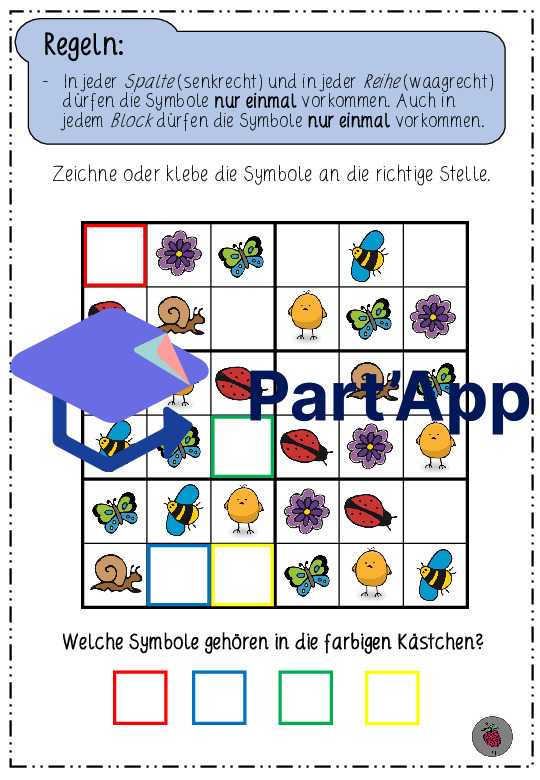 Frühlingssudoku - mit Bildern statt Zahlen_18