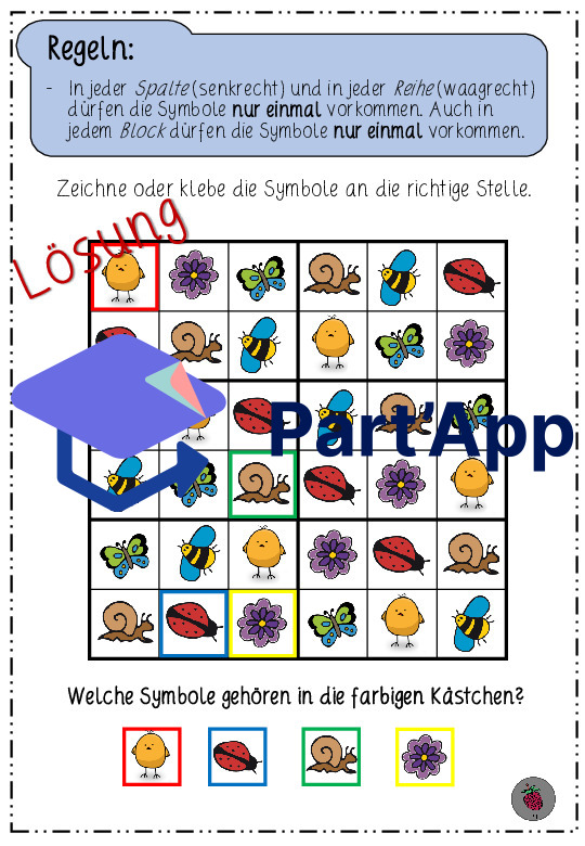 Frühlingssudoku - mit Bildern statt Zahlen_20