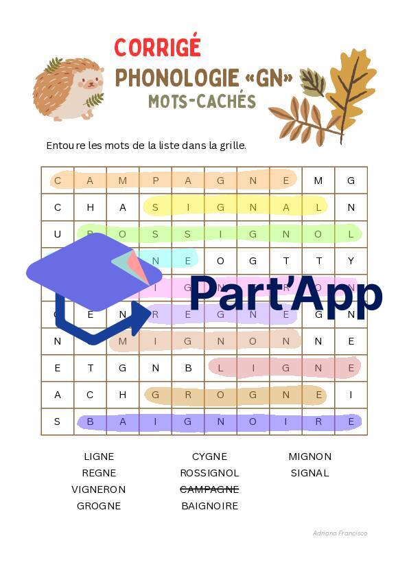 Phonologie "gn" - Mots-cachés_3