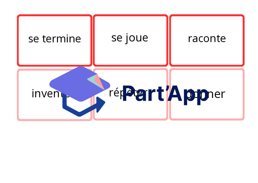 Jeu : 4e Art - phrases positives/négatives et verbes_7