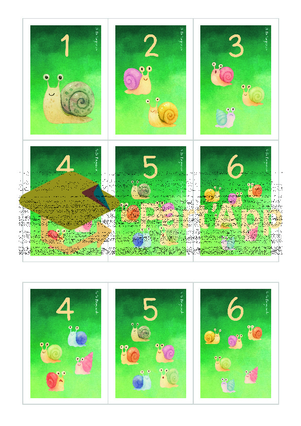 Jeu de l'escargot avec le hérisson - Apprendre les chiffres au jardin d'enfants_4