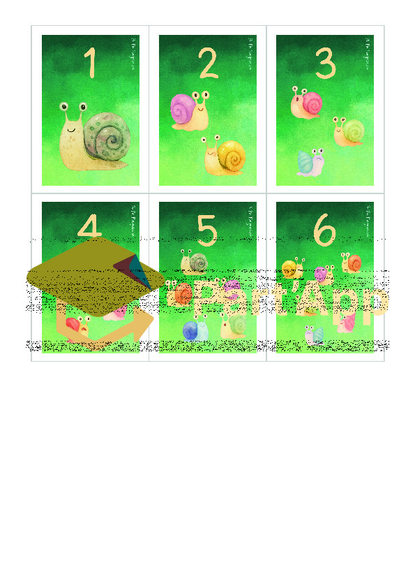 Jeu de l'escargot avec le hérisson - Apprendre les chiffres au jardin d'enfants_6
