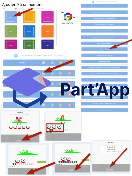 additions plus complexes  avec l’application calculatice_30