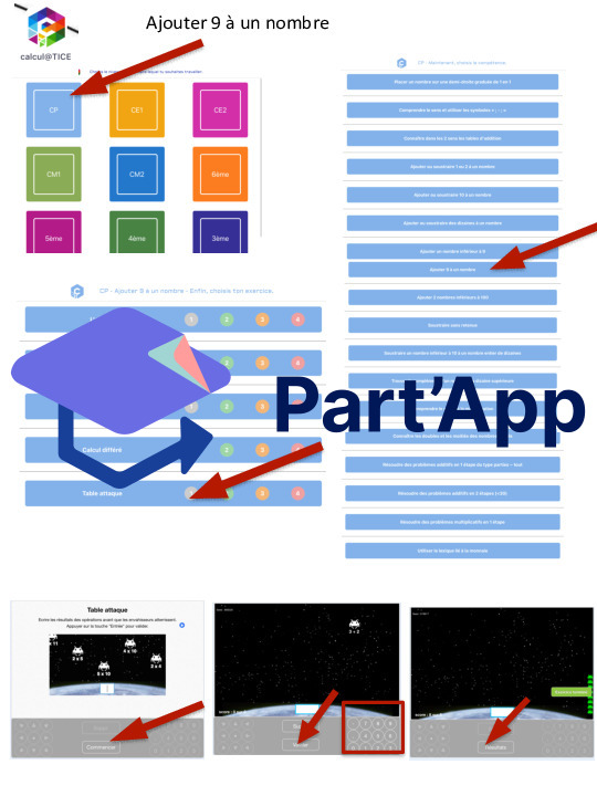 additions plus complexes  avec l’application calculatice_31