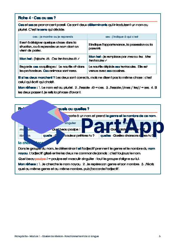 Français - FDL - Module 1 - objectifs + dossier révision + corrigé_7