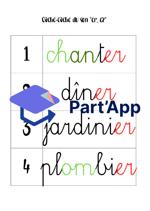 Jeu de lecture T4 - son er-ez_4