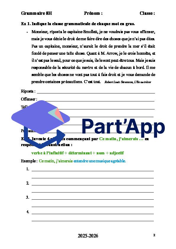 Classe grammaticale 8e_3