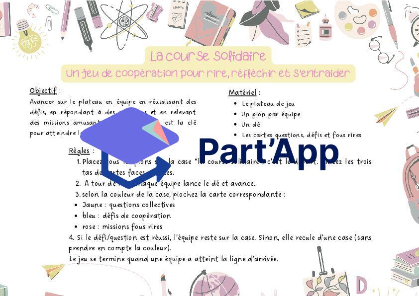 Jeu de coopération : la course solidaire_9