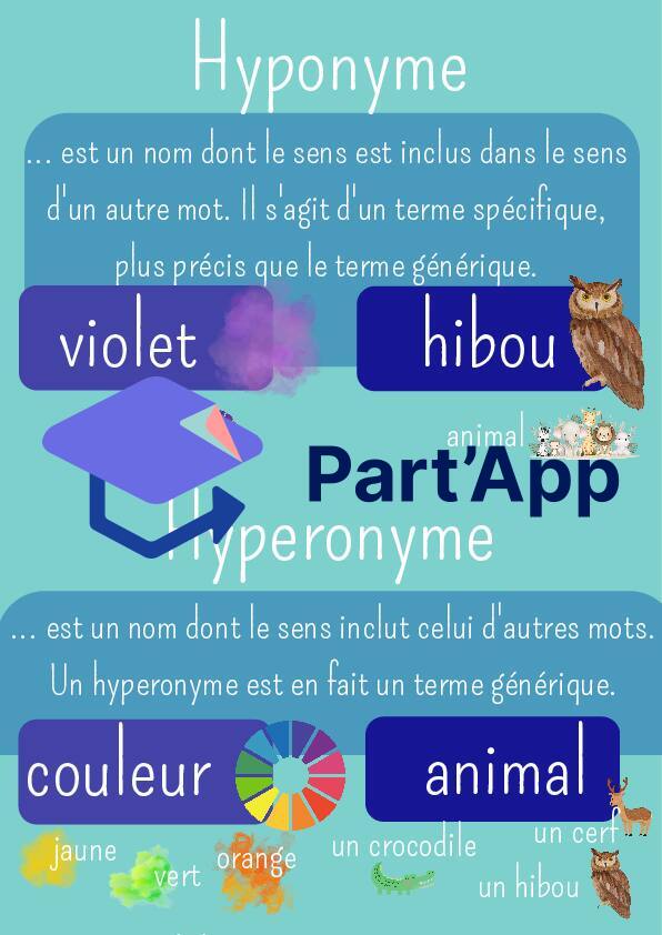 Hyponyme et hyperonyme_2