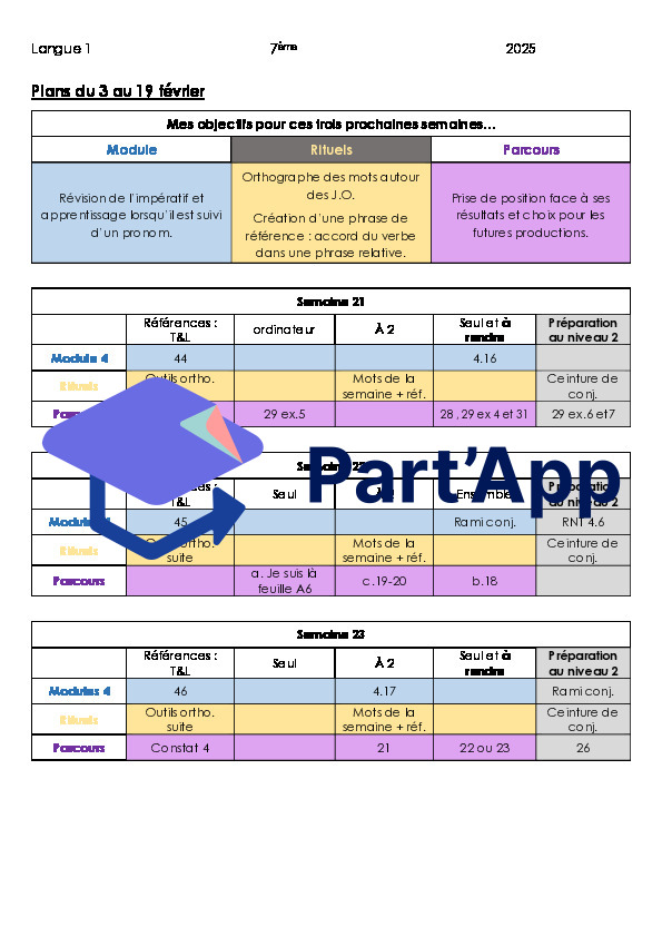 planification pour 4 périodes de français par semaine_20