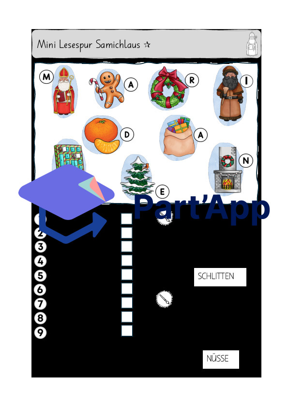 Mini Lesespur Samichlaus/Nikolaus_73