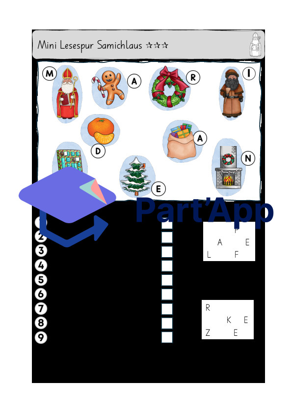 Mini Lesespur Samichlaus/Nikolaus_75