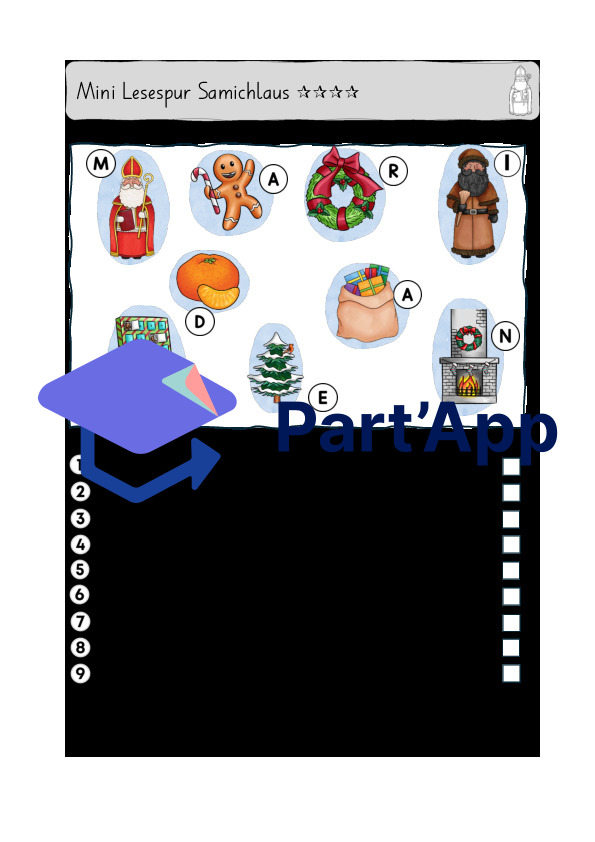 Mini Lesespur Samichlaus/Nikolaus_76