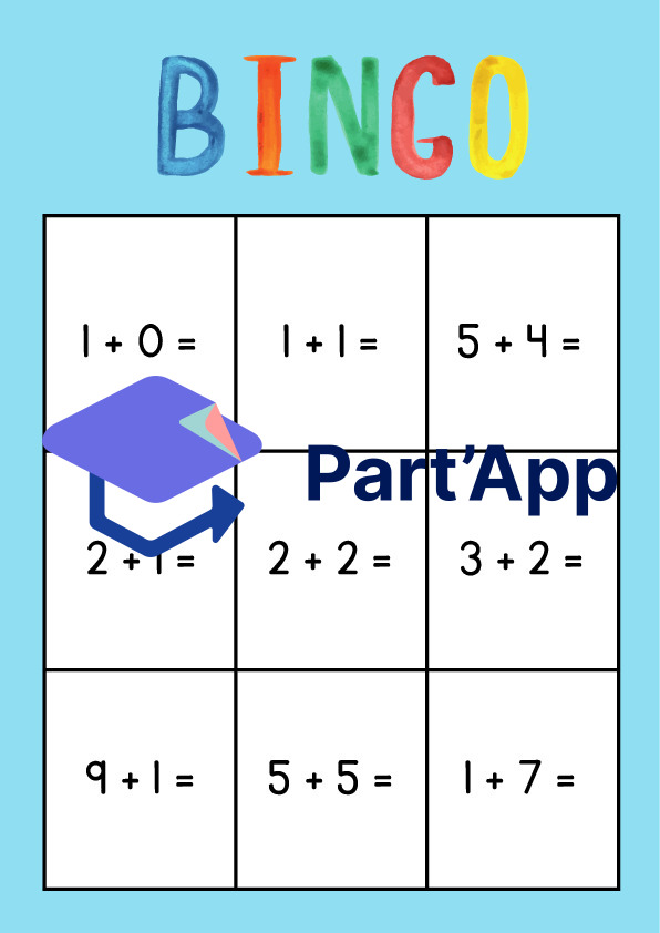 Bingo des additions jusqu'à 10_2