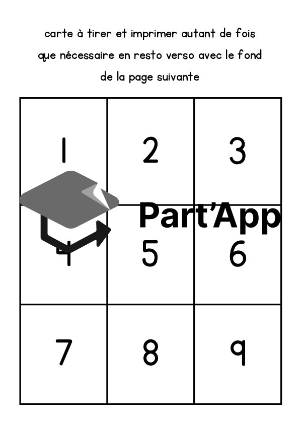 Bingo des additions jusqu'à 10_6