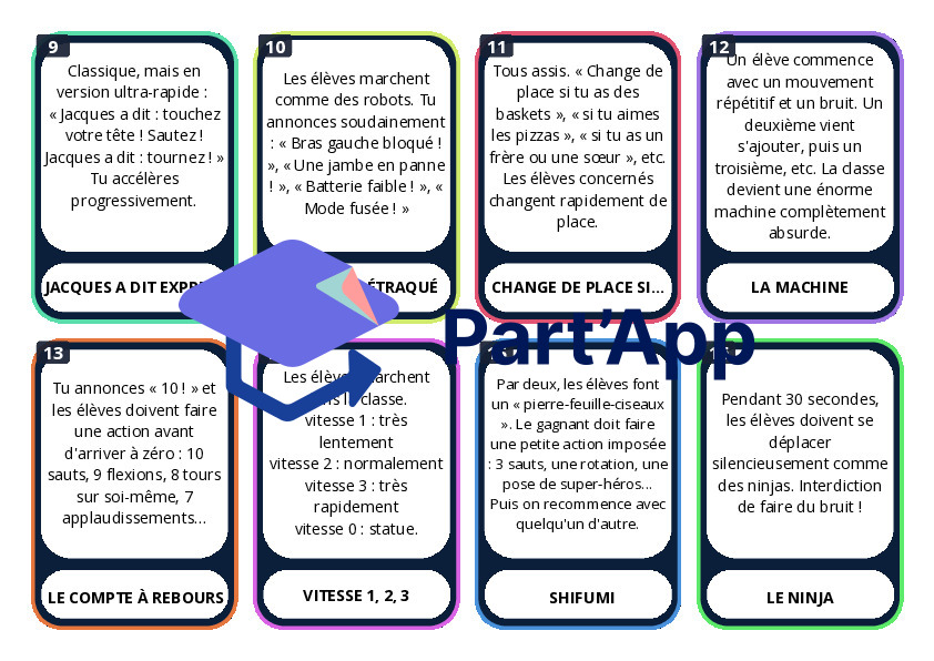 40 petits défis pour bouger en classe !_6