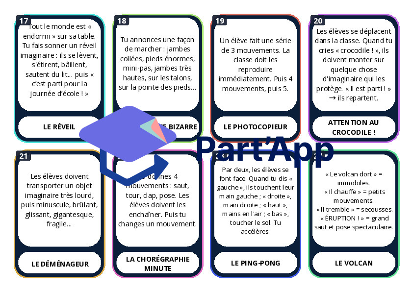 40 petits défis pour bouger en classe !_7