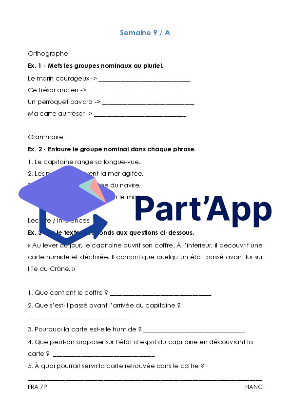 Dossier de devoirs - FRA 7P - Module 2_5