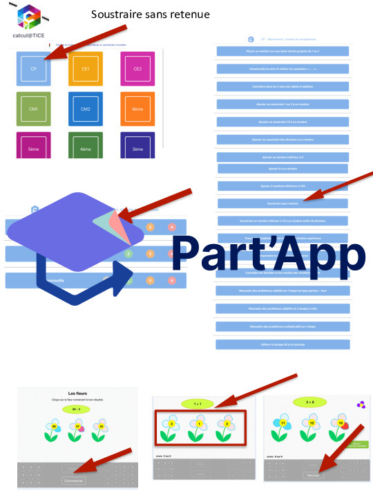 marche à suivre: soustraire avec l’application  calculatice_3