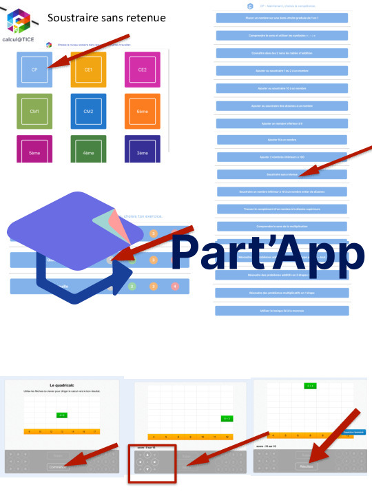 marche à suivre: soustraire avec l’application  calculatice_6