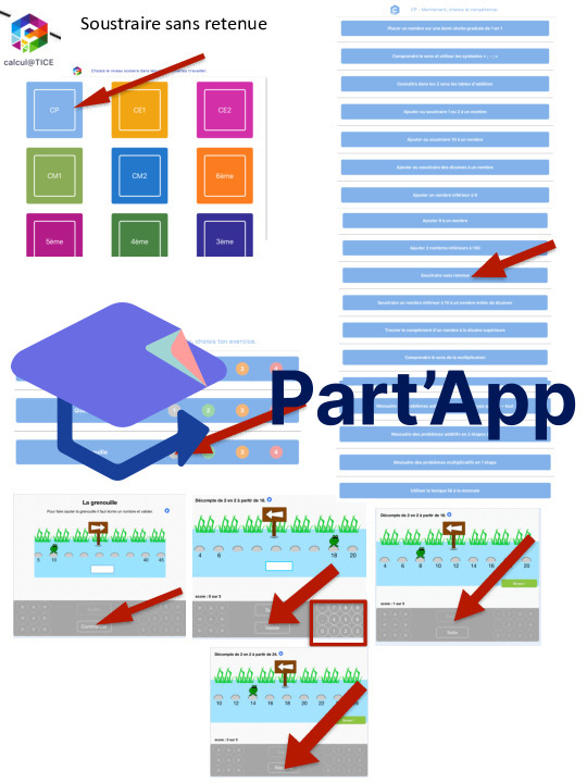 marche à suivre: soustraire avec l’application  calculatice_8