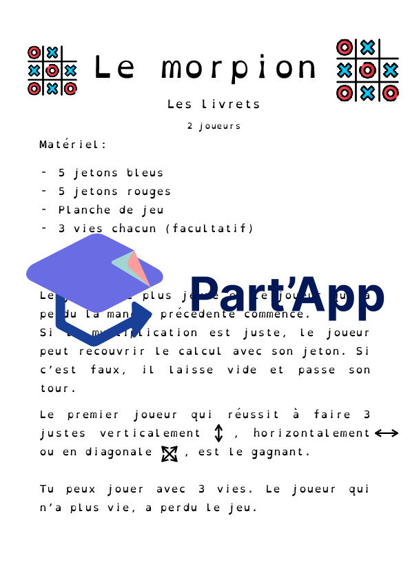 Jeu du morpion - livrets_2
