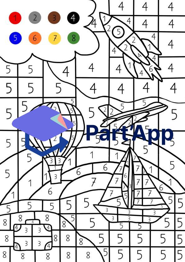 Peinture par numéros Voyages et moyens de transport_3