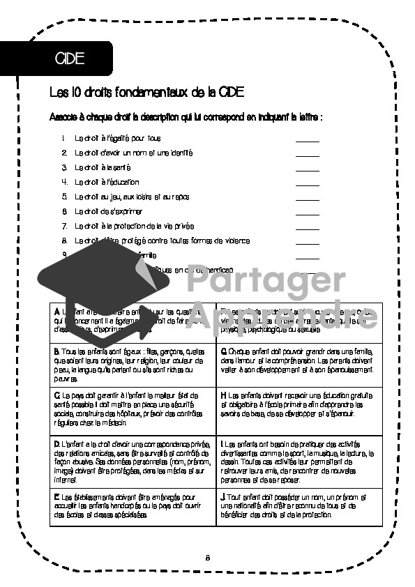 Dossier, les droits de l'enfant_10