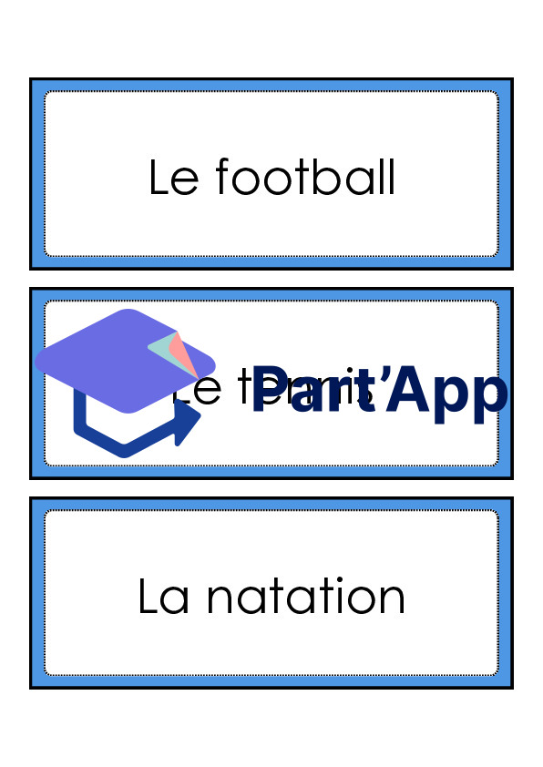 Atelier de classification MER thème sport_2