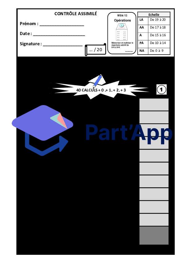 5 Tests assimilés de calcul additif_2