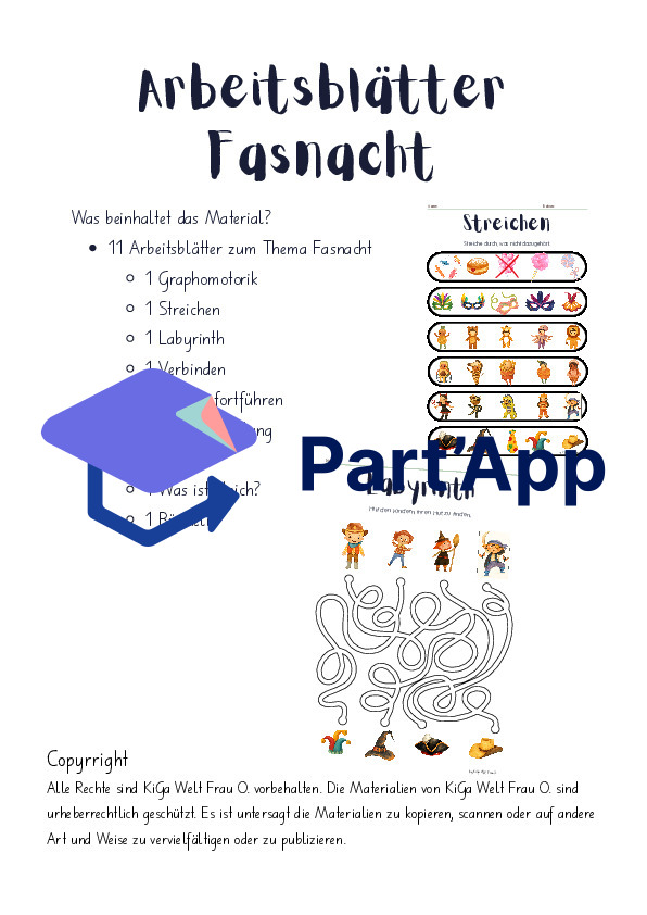 Arbeitsblätter Fasnacht_2