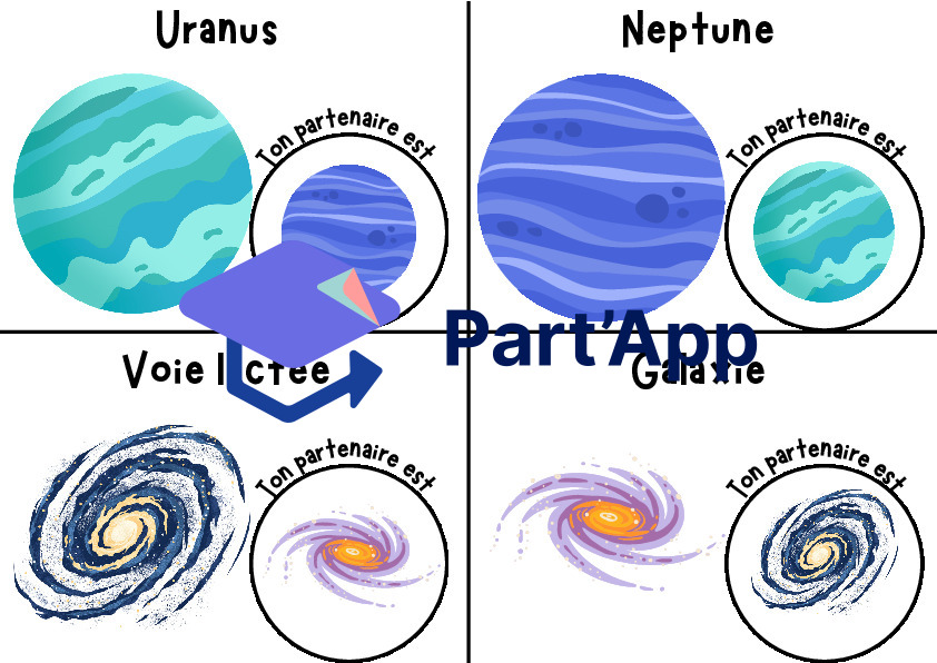 Jeu d'association & Cartes de partenaires thématiques | Thème Espace (1H-8H)_5